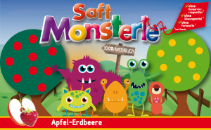 Saft Monsterle Apfel Erdbeere
